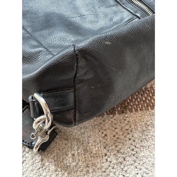 Coach Thompson Convertible Sling Bag Pack Black Smooth Calf Leather Men’s - Picture 4 of 16